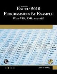 Microsoft Excel 2016 Programming By Example