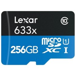 Lexar Sd Micro High Speed 633X 256GB With Sd Adapter