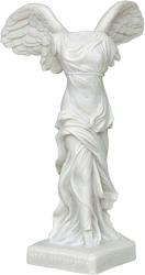 Ancient Greek Nike Of Samothrace Alabaster Statue sculpture 14CM 5.51 Inches