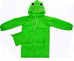 Raincoat Green Frog New