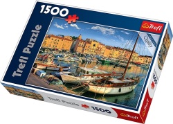 TREFL Old Port In Saint Tropez 1500 Piece Puzzle
