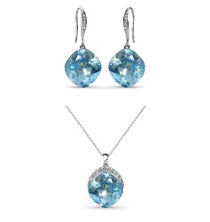 DESTINY Nyla Set With Swarovski Crystals - Blue