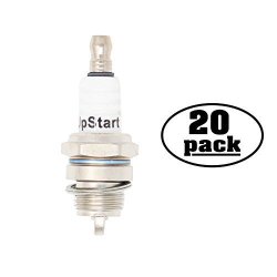 Upstart Components 20-PACK Replacement Spark Plug For Brushking Brush Cutter BK32 BK32LT - Compatible With Champion RCJ8Y & Ngk BPMR4A BPMR6A Spark Plugs