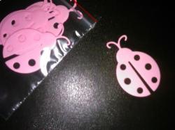 Die Cut Large Paper Ladybug For Cards And Scrapbooking