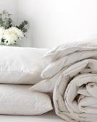 Down Home Double Feather & Down Duvet + 2 Pillows