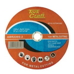 Cutting Disc Steel And Ss 230X1.6X22.22MM - 10 Pack