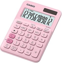 Casio MS-20UC-PK Colorful Calculator MS20UC Pink