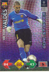 Victor Valdes - S.strikes C.league 09 10 Goal Stopper Card