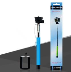 Portable Audio Cable Wired Selfie Stick Handheld Extendable Monopod Self Timer For Iphone 6 Samsung
