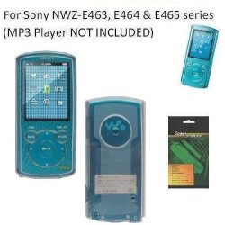 HappyZone Soft Gel Tpu Case With Screen Protector For Sony Walkman NWZ-E463 NWZ-E464 And NWZ-E465 MP3 Players Clear