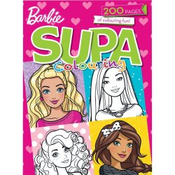 Barbie 200 Page Supa Colouring & Activity Book