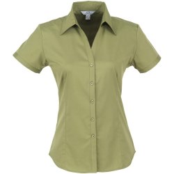 Ladies Short Sleeve Metro Shirt - Green