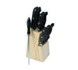 13 Pieces Kitchen Knife Set Including Wooden Block
