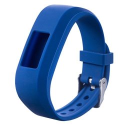 Wristband Vanvler Perfect Replacement Sports Silicone Watch Bracelet Strap Band For Garmin Vivofit Jr Junior Kids Fitness Blue