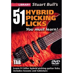 Hal Leonard 51 Hybrid Picking Licks You Must Learn - Lick Library Dvd