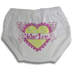 Light Of Mine Designs Baby Love Diaper Cover panty Brief Newborn