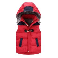 Ircomll Winter Kids Waistcoats - Red 7