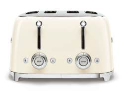 Smeg Retro 4-SLICE Square Toaster 2000W Cream