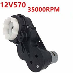 570 35000RPM Gearbox With 65W High Torque 12V Dc Motor For Kids