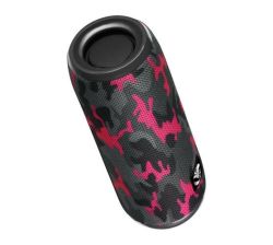 Volkano Stella Series Bluetooth Speaker - Pink Camo Design