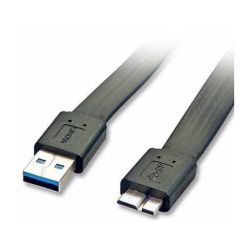2M USB3.0 Flat A-m To Micro-b Cable 31471