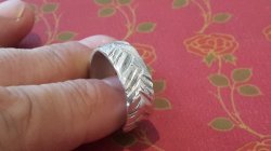 Soild Sterling Silver Ring. Artisan Hand Made Unique