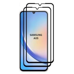 9D Tempered Glass Screen Guard Protector For Samsung Galaxy A05 - Pack 2