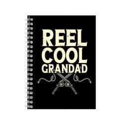 Reel A5 Notebook Spiral And Lined Fishing Lover Graphic Notepad Present 196