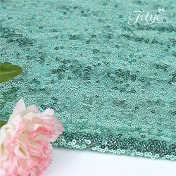 Trlyc 9 Feet 3 Yards Mint Sequin Fabric By The Yard Sequin Fabric Linen Sequin Tablecloth Table Runner