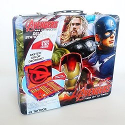 Marvel Avengers Age Of Ultron 140 Pieces Deluxe Stationery And Art Craft Set