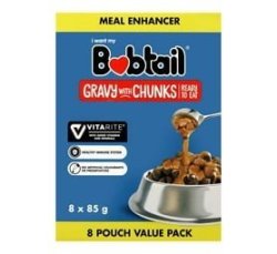 Bobtail 48 X 85G Gravy With Chunks Multi Pack