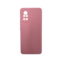 Liquid Silicone Cover For Huawei Nova 9 With Camera Cut-out Case - Pink