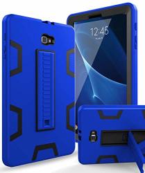 Samsung Galaxy Tab A 10.1 Case Xiqi Three Layer Hybrid Rugged Heavy Duty Shockproof Anti-slip Case Full Body Protection Cover For Tab A 10