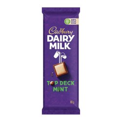 Cadbury Slab Top Deck With Mint 80G