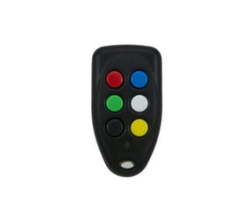 6 Button Remote Black Code Hopping