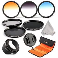 K&F Concept 58MM 6PCS Lens Accessory Filter Kit Neutral Density Filter For Canon 600D Eos M M2 700D
