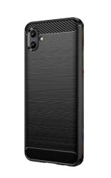 Tuff-Luv Carbon Style Case For Samsung Galaxy A04 - Black