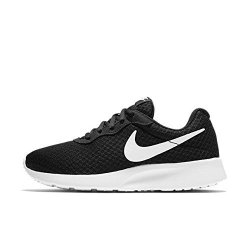 Nike Tanjun Running Sneaker in Black & White