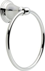 Delta Faucet 70046 Windemere Towel Ring Polished Chrome