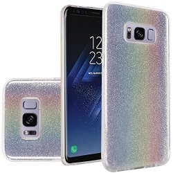 Samsung Galaxy S8 Plus Case Samsung S8 Plus Cover By Crazycov Hybrid Clear PC Tpu With Glitter Paper Colorful