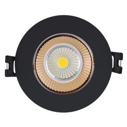 Eurolux - TI Lights - Downlight - Polycarbonate - Black rose Gold - 3 Pack