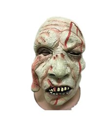 Micrkrowen Halloween Hanging Eye Grimace Mask Super Terror Zombie Kamen Props