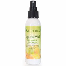 Natural & Organic Yoga Mat Wash Cleaner 4 Fl Oz Safe Cleans Restores And Refreshes. 4 Aroma-therapeutic Scents Citrus Mat Wash