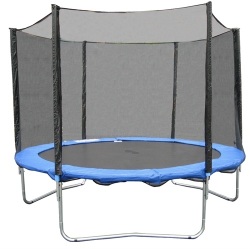 ZoolPro Trampoline With Safety Net Enclosure Cover - 305cm And 10ft