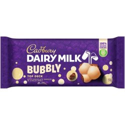 Cadbury Bubbly Slab Top Deck 1 X 150G