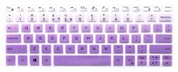 Silicone Keyboard Cover For 2018 Released Dell Xps 13 9370 & 2017 Released Dell Xps 13 9365 13.3 Inch 2 In 1 Ultrabook Laptop Keyboard Skin Not Fit Any Other Models Ombre Purple