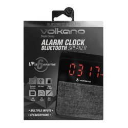 Volkano Fabric Bluetooth Alarm Clock