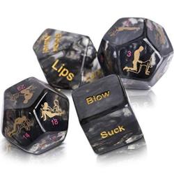 Dalliance Adult Sex Dice For Couples Naughty With 34-POSITION Instructional Booklet Sex Dice Games For Adults Beautifully Gift Packaged To Make T