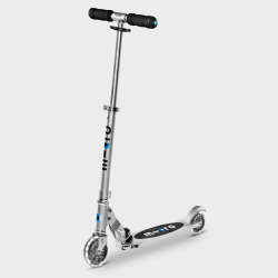 Sprite Scooter With LED Wheels - Silver 5-12YRS