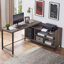 rustic corner computer desk